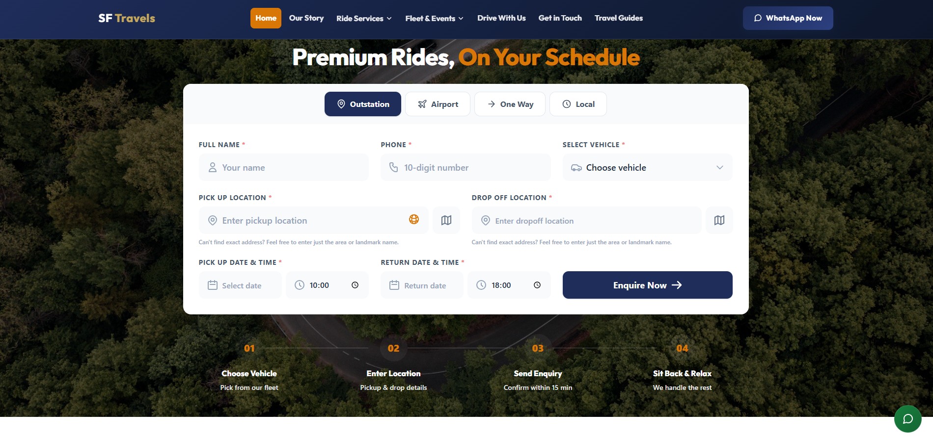SF Travels Case Study Preview